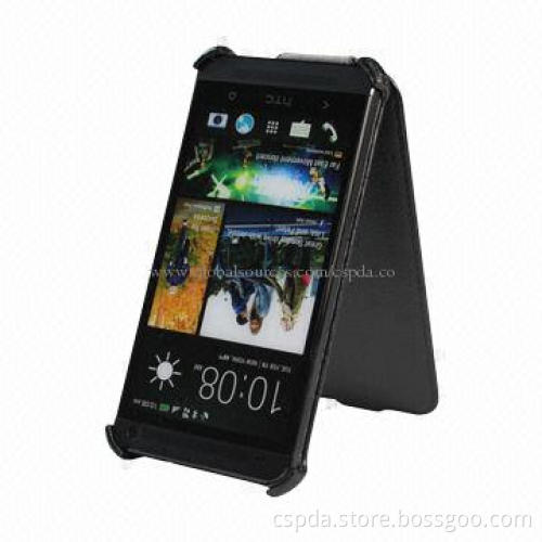 PU Flip Case for HTC One 2, High-quality in Material and Beautiful Design